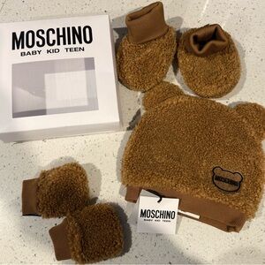 Moschino Camel Textured Blanket